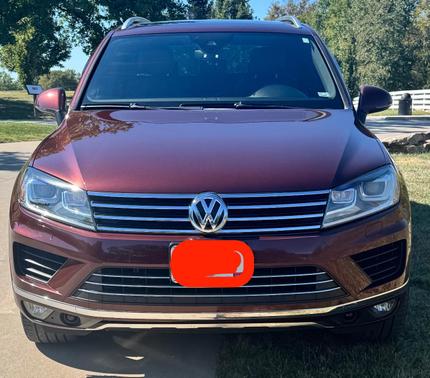 Red 2017 Volkswagen Touareg V6 Wolfsburg Edition