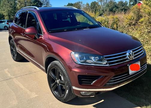 Red 2017 Volkswagen Touareg V6 Wolfsburg Edition