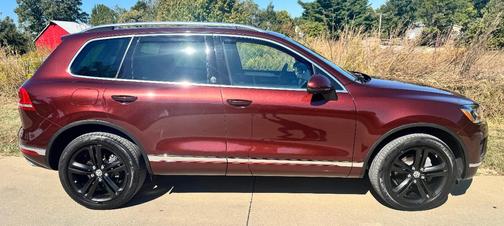 Red 2017 Volkswagen Touareg V6 Wolfsburg Edition