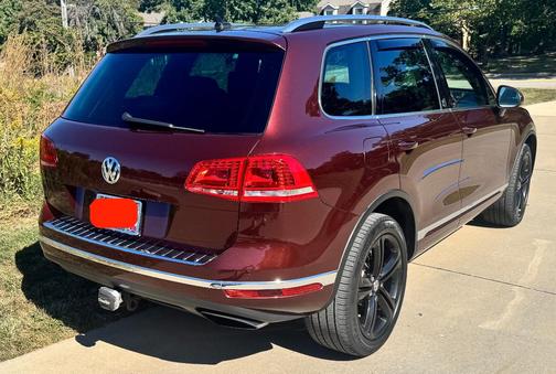 Red 2017 Volkswagen Touareg V6 Wolfsburg Edition