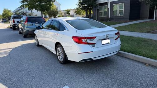 White 2018 Honda Accord LX