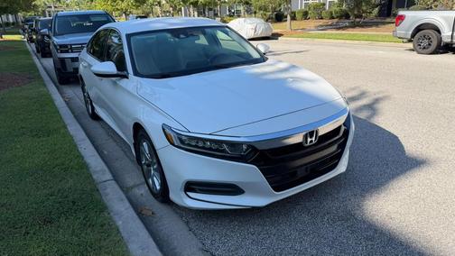 White 2018 Honda Accord LX