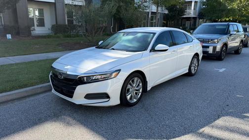 White 2018 Honda Accord LX