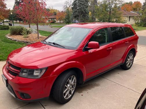 Red 2019 Dodge Journey GT