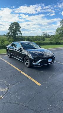 Black 2024 Hyundai SONATA SEL