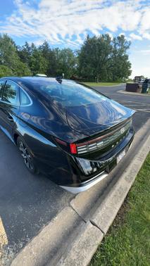 Black 2024 Hyundai SONATA SEL