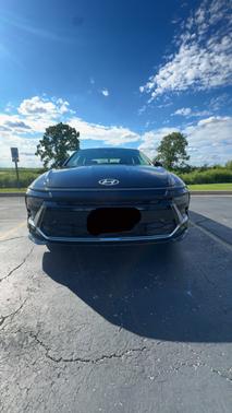 Black 2024 Hyundai SONATA SEL