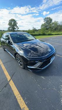 Black 2024 Hyundai SONATA SEL