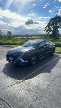 Black 2024 Hyundai SONATA SEL