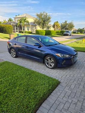 Blue 2018 Hyundai ELANTRA Limited