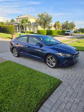 Blue 2018 Hyundai ELANTRA Limited