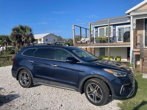 Blue 2017 Hyundai SANTA FE Limited Ultimate