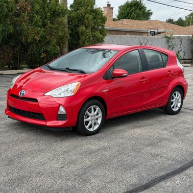 Red 2012 Toyota Prius c Three