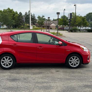 Red 2012 Toyota Prius c Three