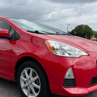Red 2012 Toyota Prius c Three