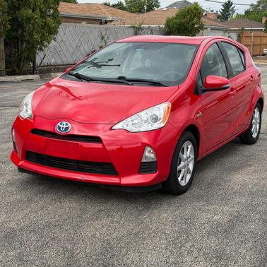 Red 2012 Toyota Prius c Three