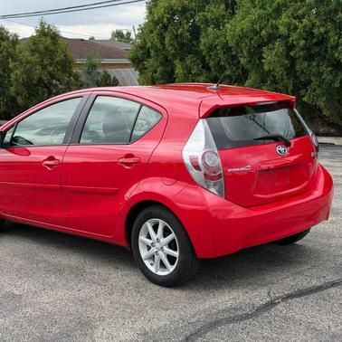 Red 2012 Toyota Prius c Three