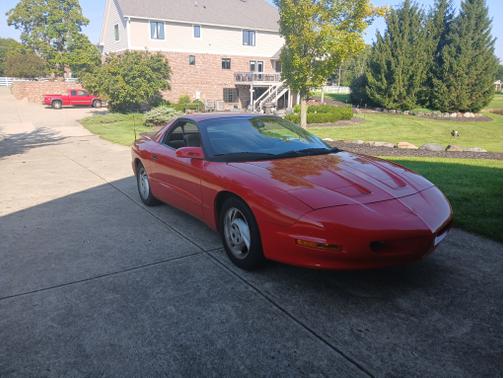 Red 1993 Pontiac Firebird Formula