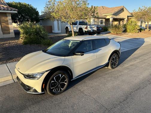 Beige 2023 Kia EV6 Wind