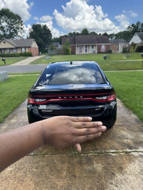 Black 2015 Dodge Dart SXT
