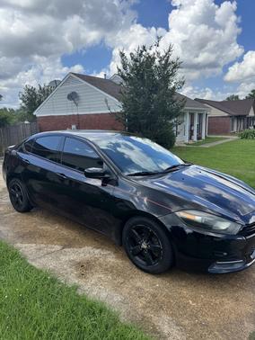Black 2015 Dodge Dart SXT