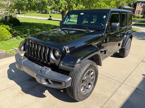 Black 2021 Jeep Wrangler 80th Anniversary
