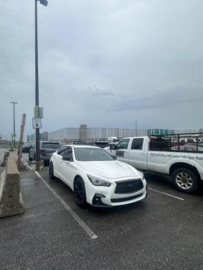 White 2020 INFINITI Q50 3.0t LUXE