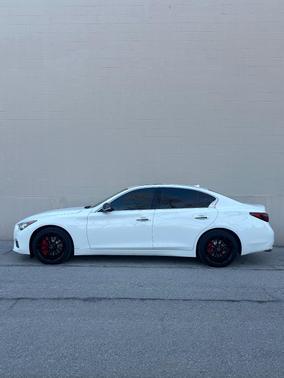 White 2020 INFINITI Q50 3.0t LUXE