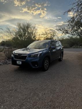 Blue 2021 Subaru Forester Premium