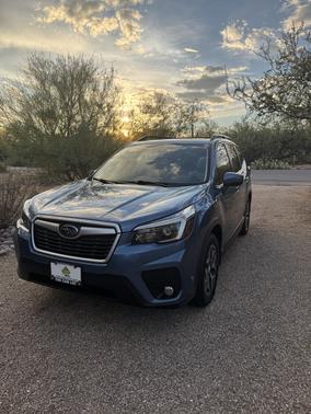 Blue 2021 Subaru Forester Premium