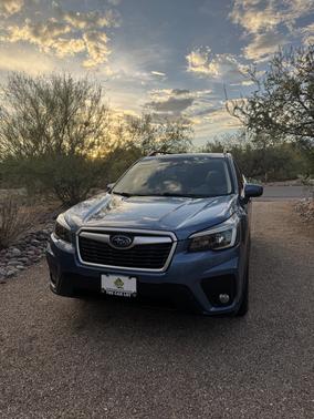 Blue 2021 Subaru Forester Premium
