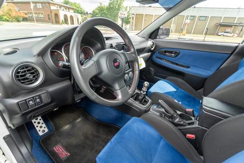 White 2007 Subaru Impreza WRX Sti