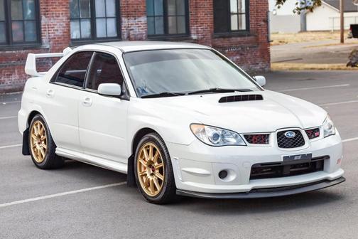 White 2007 Subaru Impreza WRX Sti