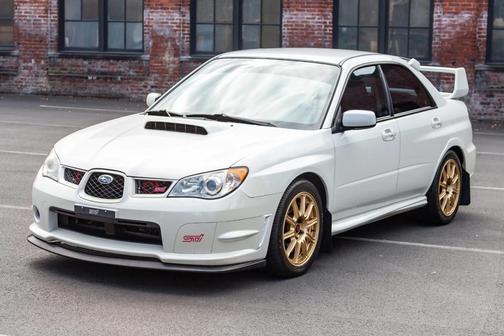 White 2007 Subaru Impreza WRX Sti
