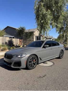Gray 2021 BMW 530 i