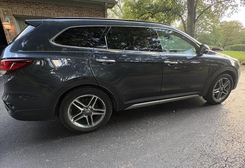 Blue 2018 Hyundai SANTA FE Limited Ultimate