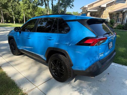 Blue 2019 Toyota RAV4 LE