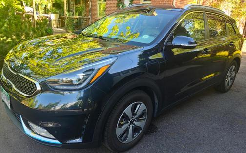Blue 2019 Kia Niro Plug-In Hybrid EX Premium
