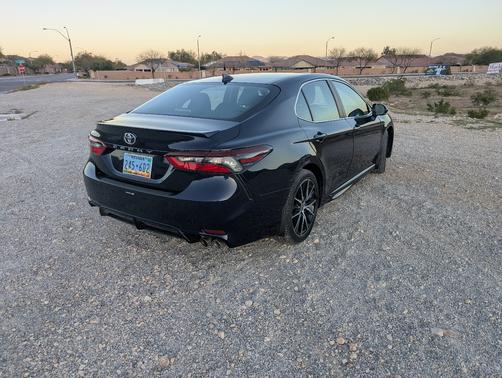 Blue 2022 Toyota Camry SE Nightshade