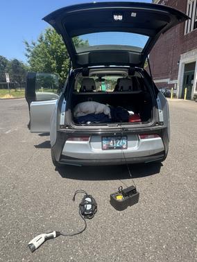 Silver 2015 BMW i3 Base w/Range Extender