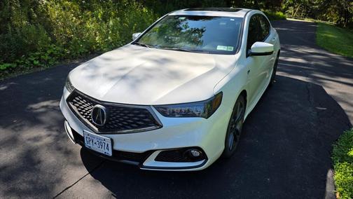 White 2018 Acura TLX V6 A-Spec