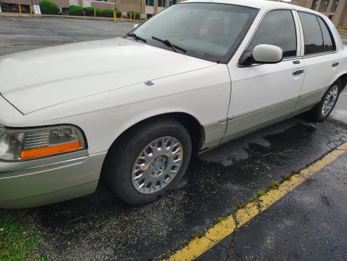 White 2003 Mercury Grand Marquis GS