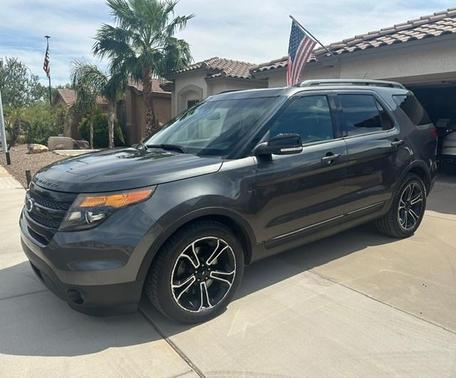 Gray 2015 Ford Explorer Sport