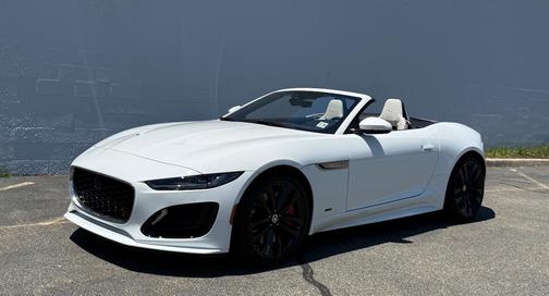White 2024 Jaguar F-TYPE P450 75