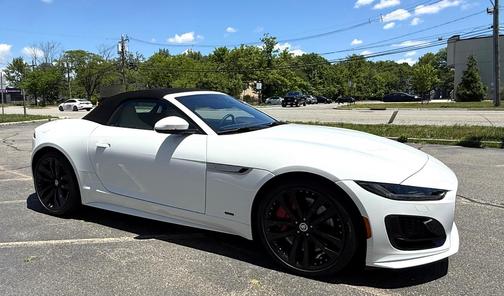White 2024 Jaguar F-TYPE P450 75