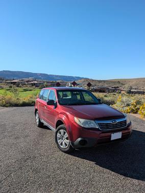 Red 2010 Subaru Forester 2.5 X