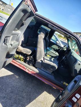 Red 2001 Chevrolet Silverado 1500 LS Extended Cab