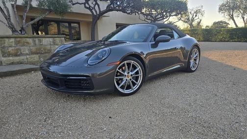 Gray 2021 Porsche 911 911 Carrera Cabriolet