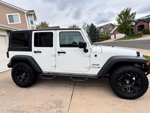 White 2018 Jeep Wrangler JK Unlimited Sport