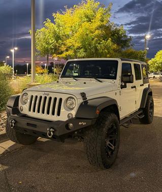 White 2018 Jeep Wrangler JK Unlimited Sport